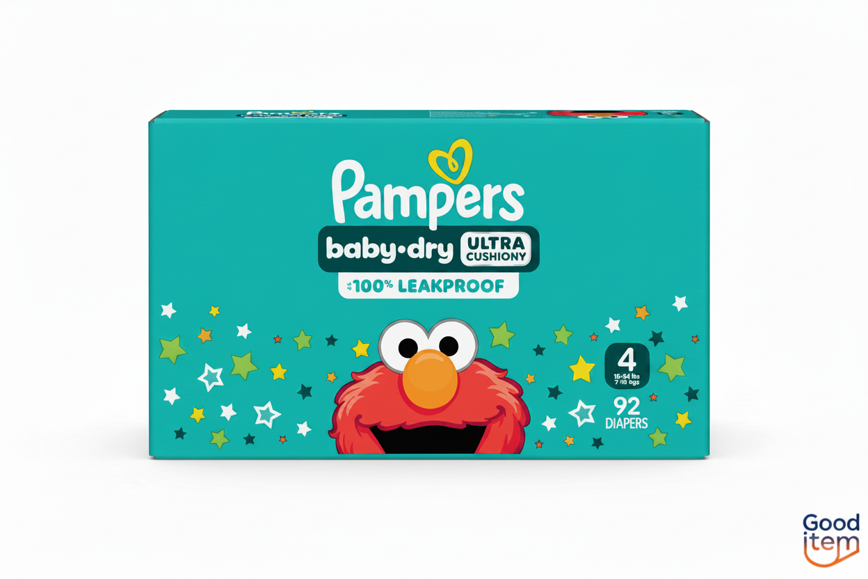 Pampers Baby-Dry Diapers Size 4, 92 Count